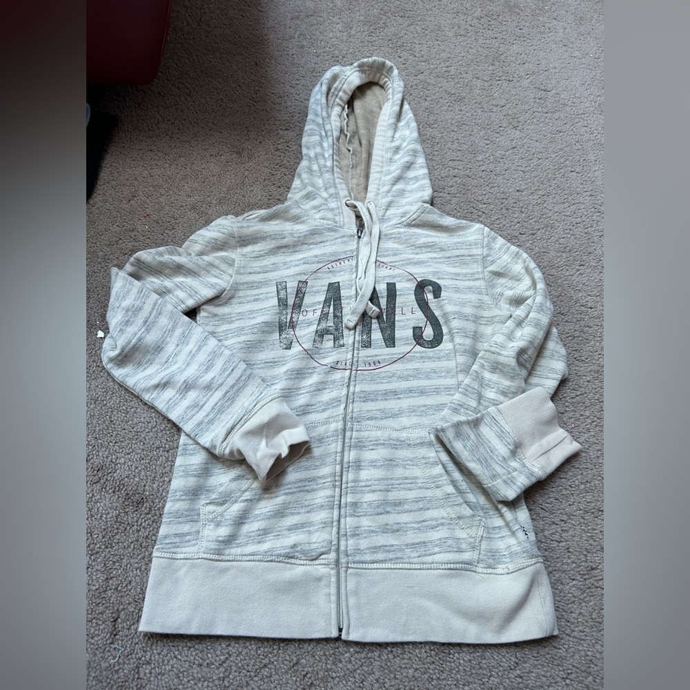 Vans zip up hoodie